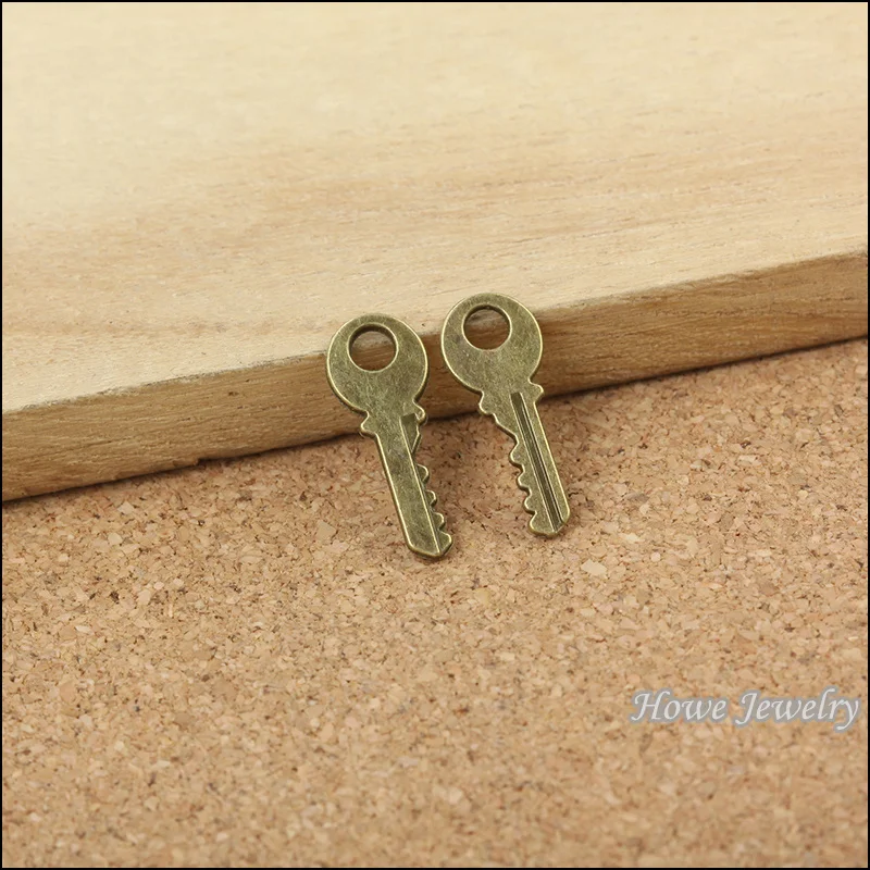 80 шт качественные античные бронзовые ключи в современном стиле кулон из сплава