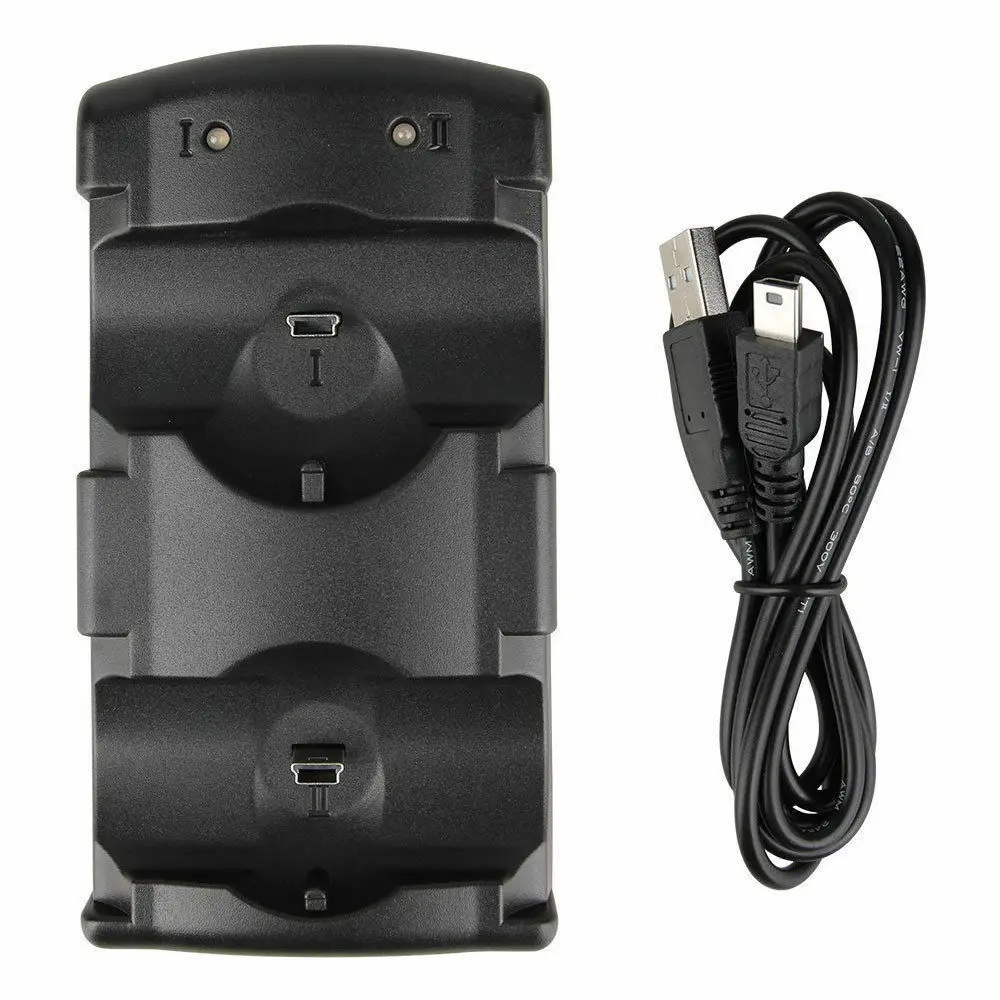 Док станция с двойным зарядным устройством + USB кабель для контроллера PlayStation