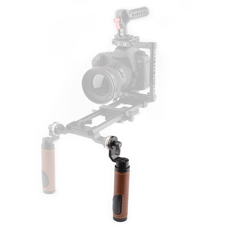 CAMVATE стиль Розетка рукоятка(кожа) для DSLR ручка плеча Rig C1618 камера фотографии аксессуары