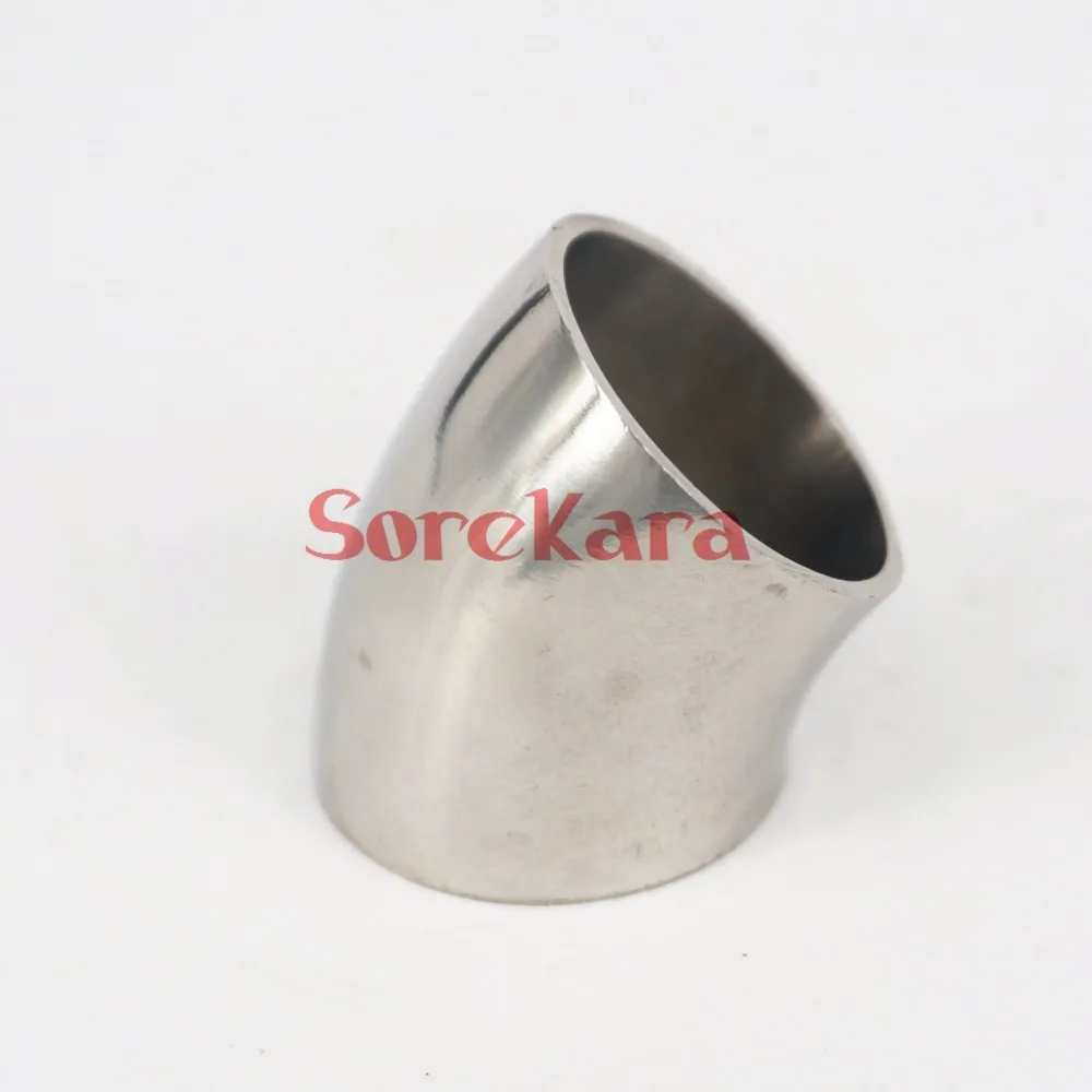34 мм O/D 304 санитарный сварной фитинг из нержавеющей стали 45 градусов|elbow pipe fitting|pipe