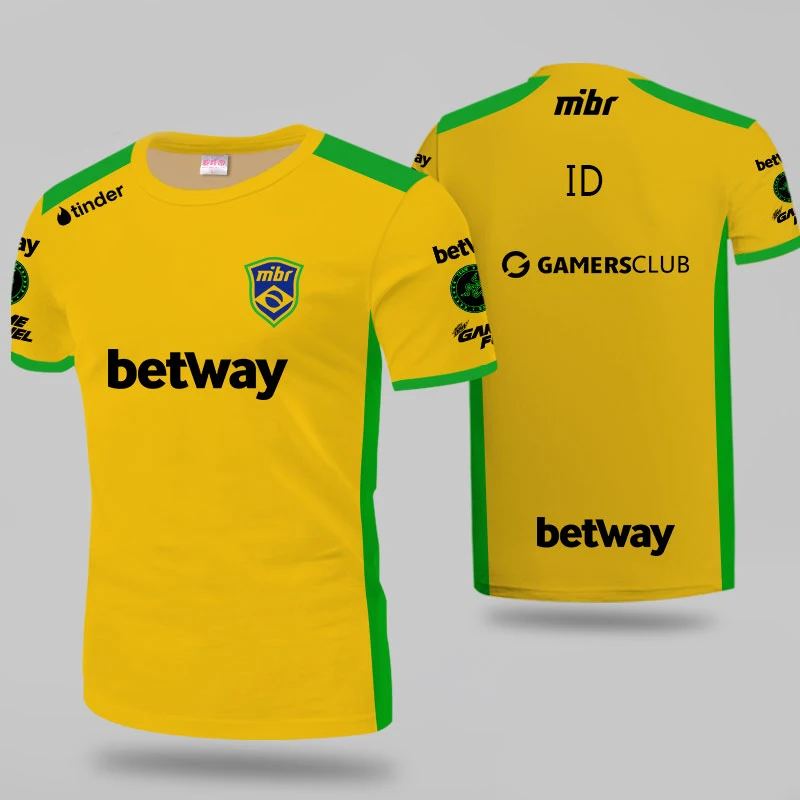 Высокое качество 1:1 MIBR Jersey ZEWS футболка для фанатов мужские и женские футболки Major Custom ID футболка Homme