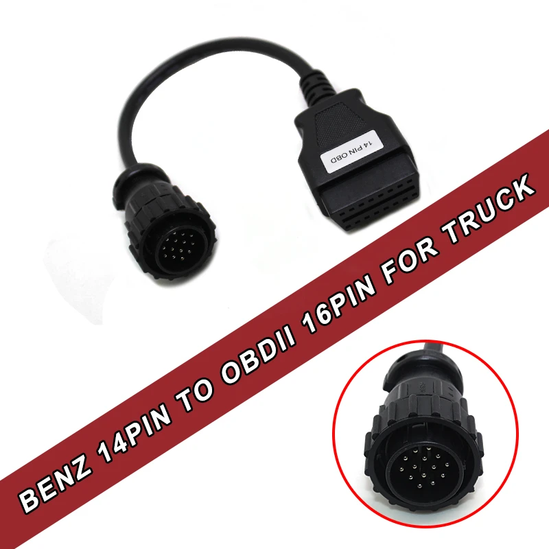 Кабели для BENZ 14Pin кабель Multidiag Pro + 14pin TCSCDP TCS CDP Бесплатная доставка|multidiag pro|cdp protcs cdp |