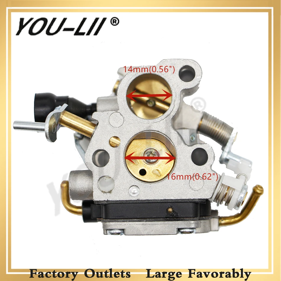 Карбюратор YOULII для Husqvarna 135 140 435 435e 440 440e Jonsered CS410 CS2240 CS2240S запчасти бензопилы |