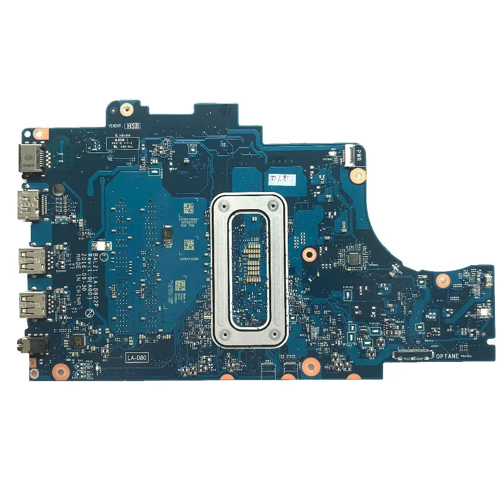 SZWXZY отлично подходит для DELL Inspiron Series 5567 5767 материнская плата ноутбука с I5-7200U DDR4