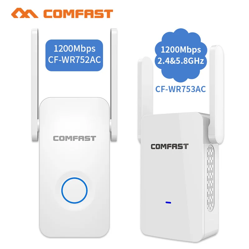 COMFAST Беспроводной Wi Fi Range Extender 1200 Мбит/с 2 4/5 ГГц двухдиапазонный ретранслятор