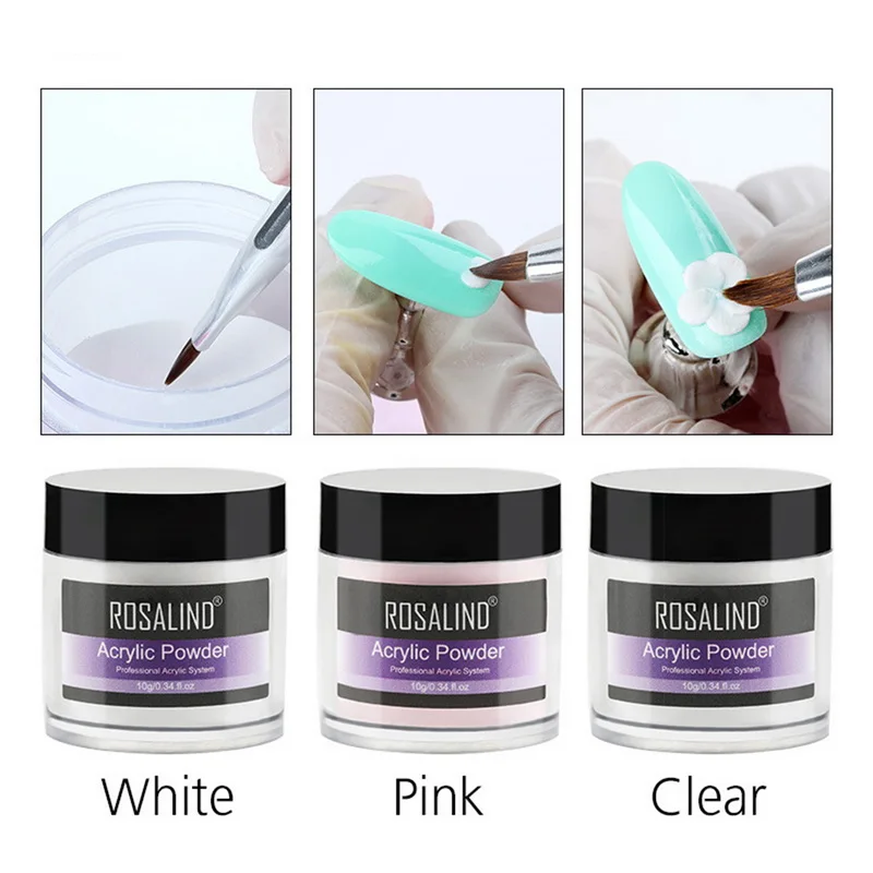 ROSALIND 3D 10 г картина акриловая пудра кристалл дизайн ногтей советы строитель