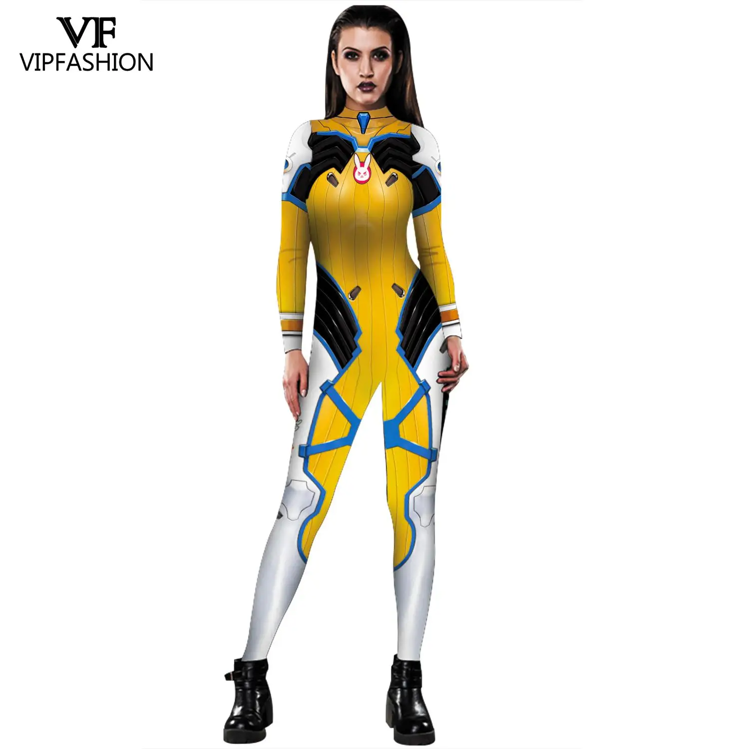 VIP Мода Новинка Черная Лилия D.VA Аниме игры 3D печатных женщин OW Косплей Костюм