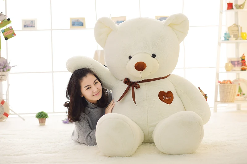 1pcs 120cm four colors big teddy bear skin coat plush toys stuffed toy baby toy Girlfriends birthday gifts Christmas gifts