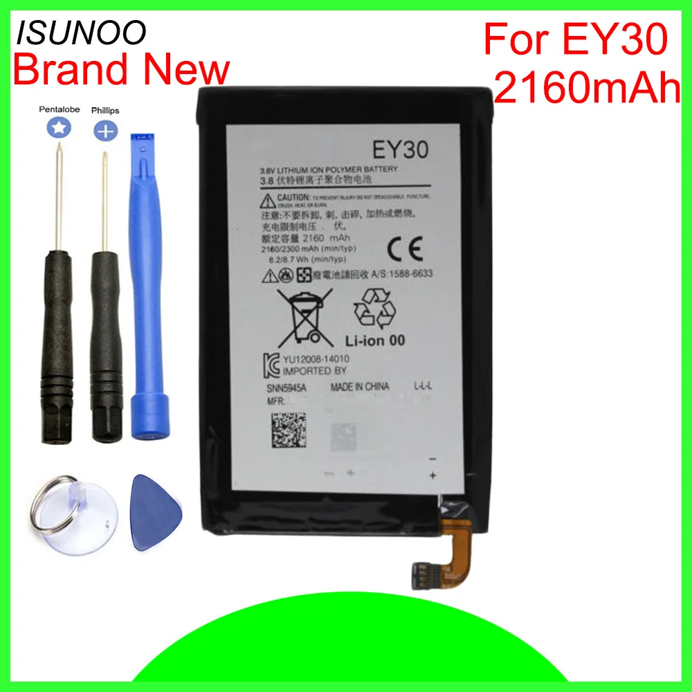ISUNOO 2160mAh EY30 батарея для Motorola Moto X 2nd + 1 XT1085 XT1092 XT1094 XT1096 XT1097 с ремонтными