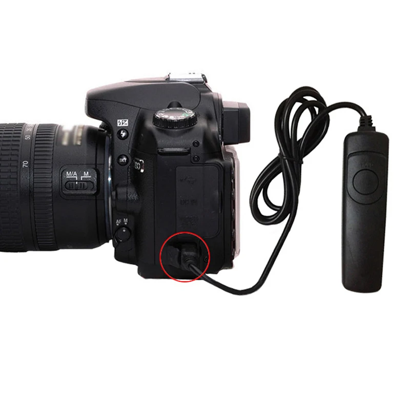 Кабель дистанционного спуска затвора камеры управления Шнур для Canon 650/1100/5D3 MC DC2/RS