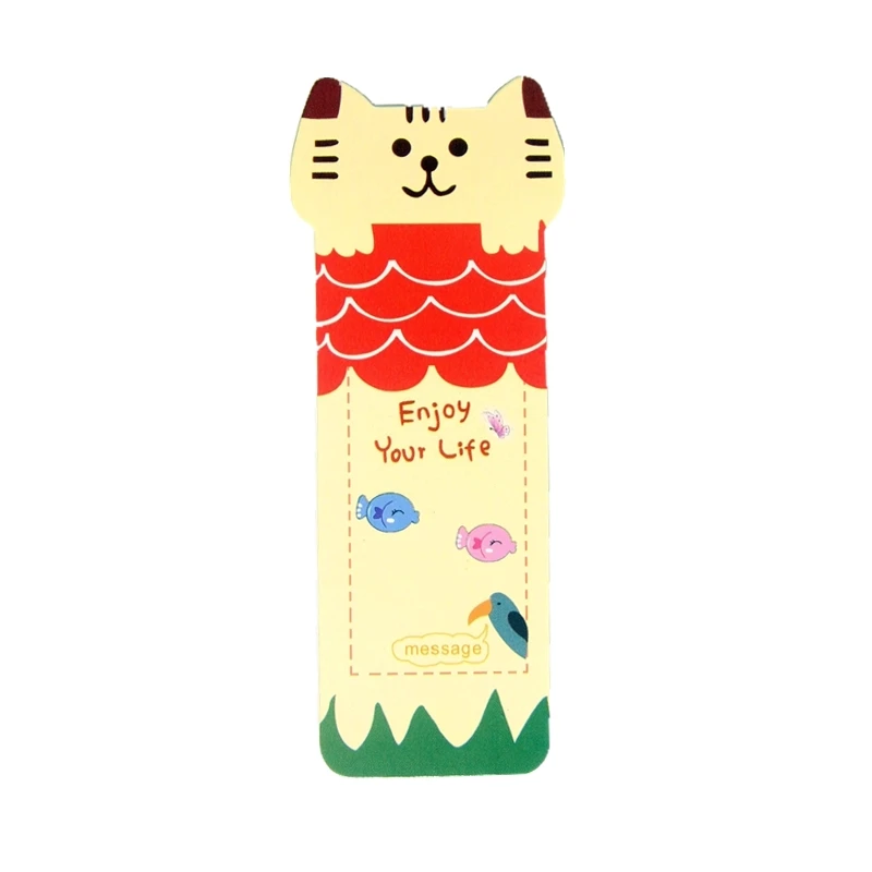 24 pcs Cat 18 шт. закладки в виде милых животных, лиса панда Медведь лягушка кошка овца закладки в виде животных Пусть милые животные обитают в ваших книгах - Color: 24 pcs Cat