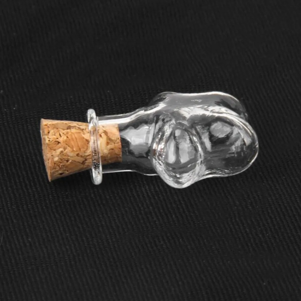 10 шт. стеклянные мини бутылки для пожеланий пустые маленькие прозрачные банки с