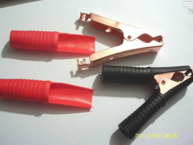 Зажим для автомобильного аккумулятора типа Аллигатор 20 шт. 100 А испытательный