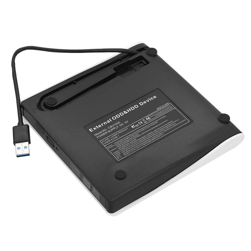 Ультратонкий портативный USB 3 0 DVD RW Внешний привод проигрыватель для Linux Windows ОС ROM