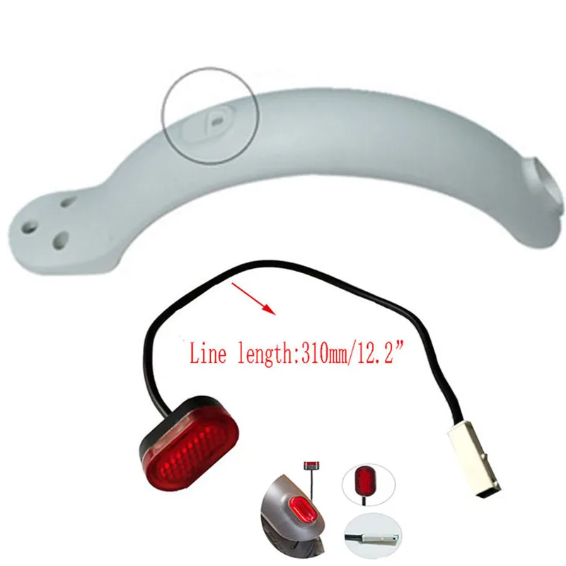 Xiaomi Mijia M365 Electric Scooter Murdguard Fender Kickstand Light Clasped Guard Ring Disc Brakes Pads Repair Replacement Part