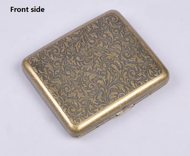 Чехол для сигарет с подарочной коробкой 20 шт винтажный металлический чехол