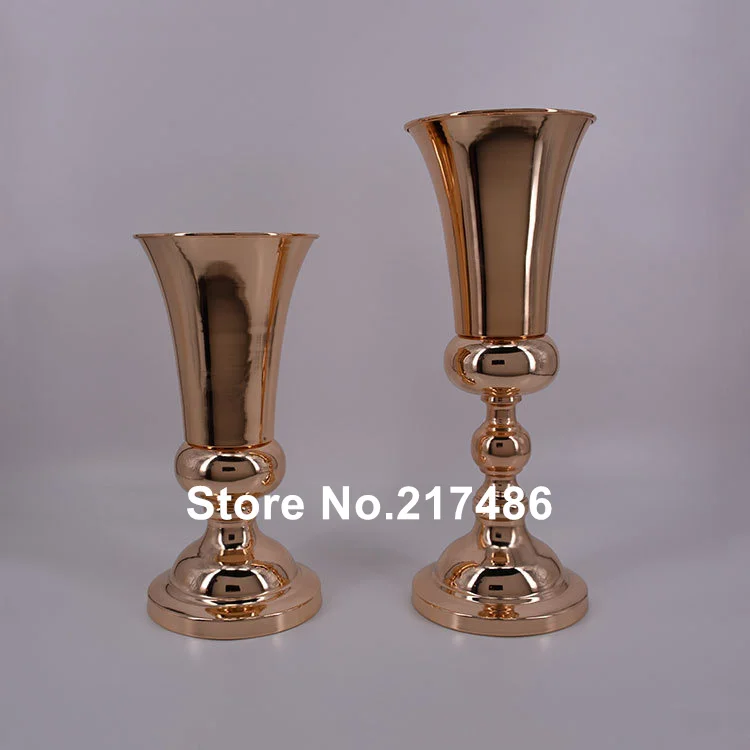 New style Golden/Silver Flower Vase/European-Style Wedding Centerpiece Decoration/Wedding Road Lead Stand | Дом и сад