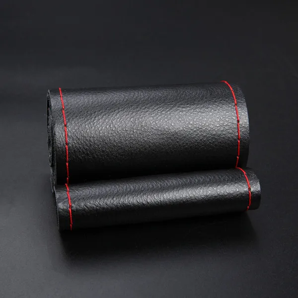 

Оплетка для руля, из натуральной кожи, дышащая, удобная, для самостоятельного шитья, для автомобиля, внедорожника