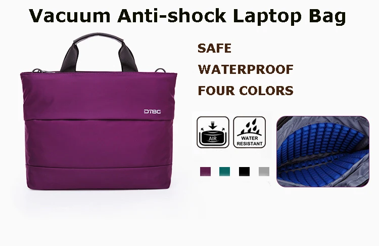 DTBG 15.6 Inches Large Capacity Laptop Handbag for Women Travel Briefcase Business Notebook Bag For 14 15 Inches Laptop