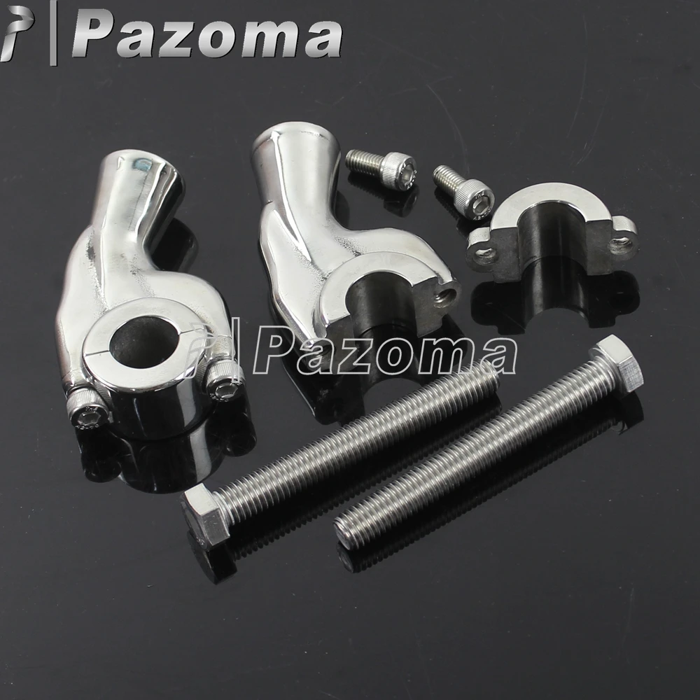 Полированные алюминиевые мотоциклетные зажимы для руля 1 дюйм 25 4 мм|handlebar riser|riser