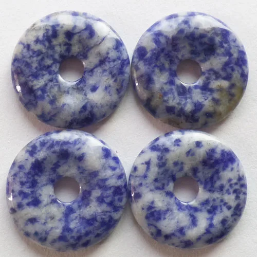 ZY11784 4 шт./лот Sodalite подвеска в виде пончика бусина 30x5mm|donut pendant beads|pendant beadsdonut |