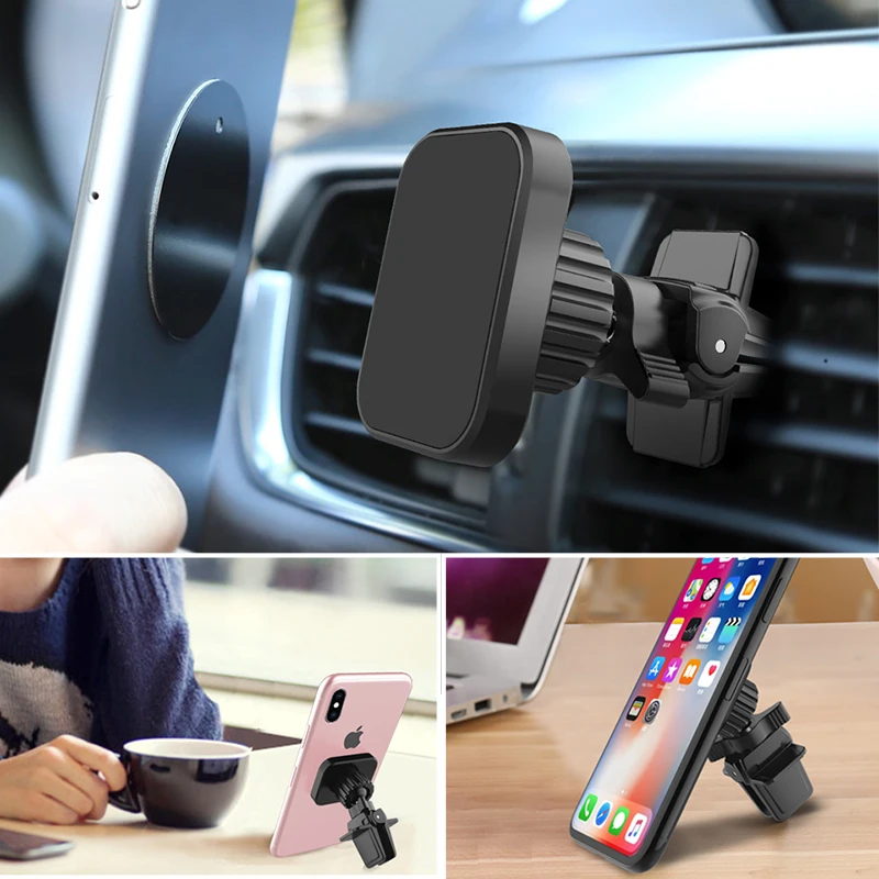 Универсальный магнитный автомобильный держатель Vent 360 градусов GPS Стенд Air Mount