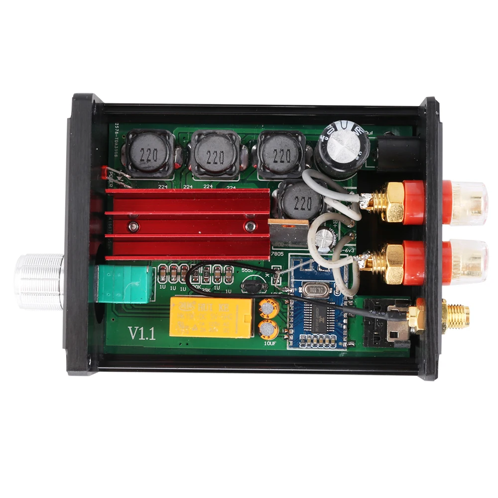 HIFI колледж HC502 50 Вт * 2 HiFi TPA3116D2 усилитель мощности Bluetooth 4 стерео мини цифровой |