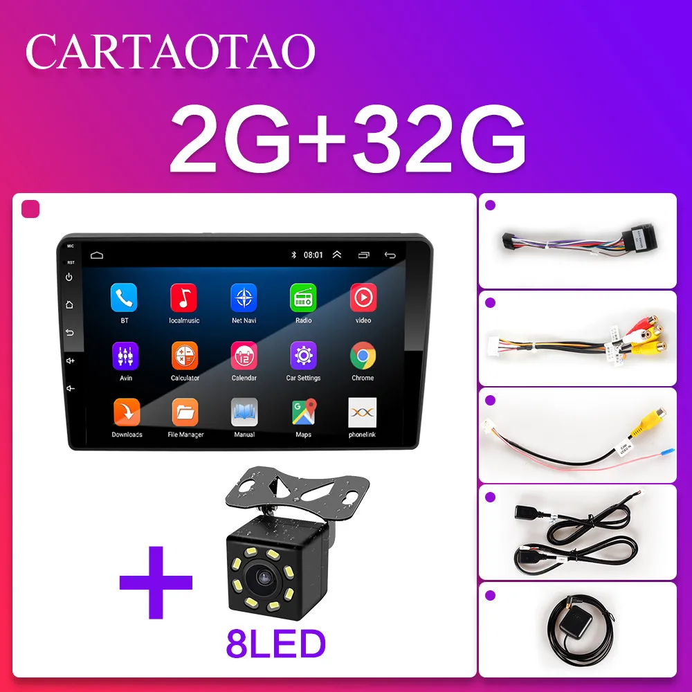 H-Elysee-ZS-2G-8LE 2 din Android 8,1 GO Автомобильный мультимедийный плеер для peugeot 301/C-Elysee 2004-2007 2.5D hd-навигатор для автомобиля gps навигация Bluetooth плеер - Цвет: H-Elysee-ZS-2G-8LE