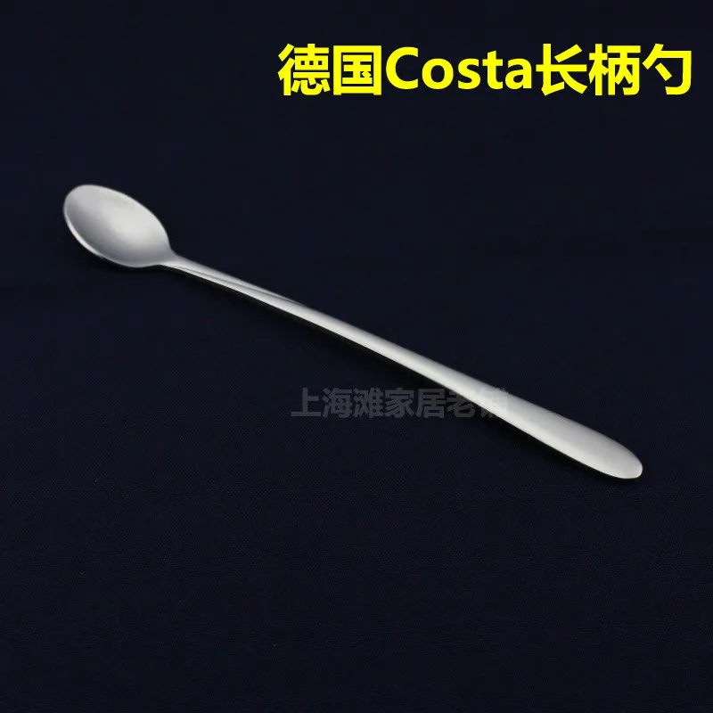 2 шт./упак. немецкая кофейная ложка с длинной ручкой из нержавеющей стали для