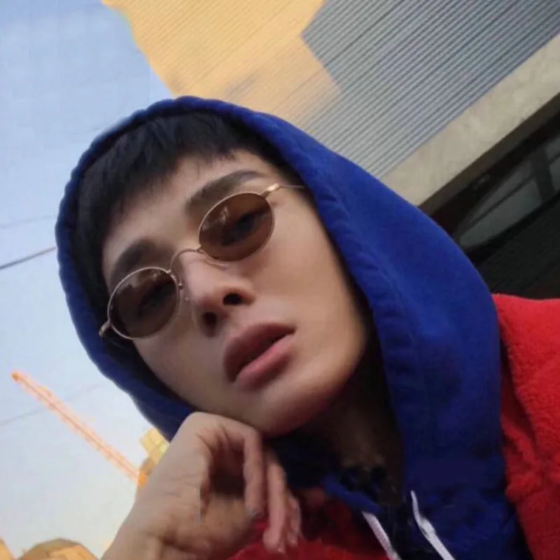 Солнцезащитные очки с футляром FML для мужчин и женщин небольшие овальные