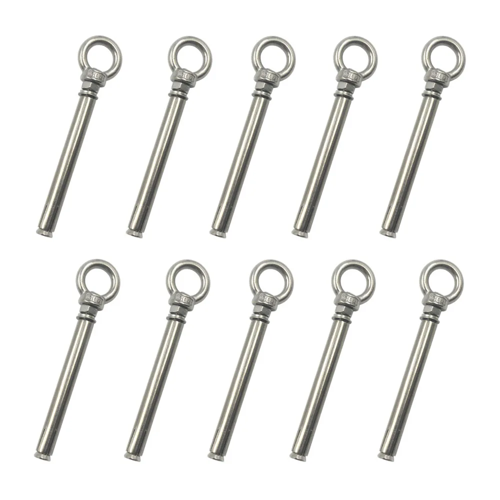 M6x70mm 304 кольцо из нержавеющей стали внутреннее расширение подъема Eyebolt упаковка 10