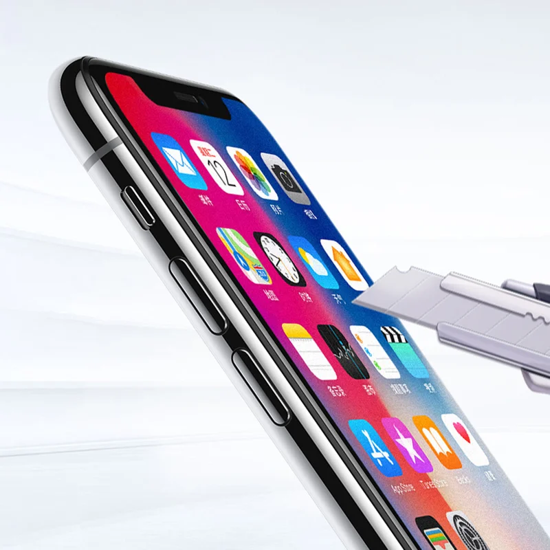 Новое прозрачное защитное закаленное стекло для Iphone XS Max Защитное экрана 9 H