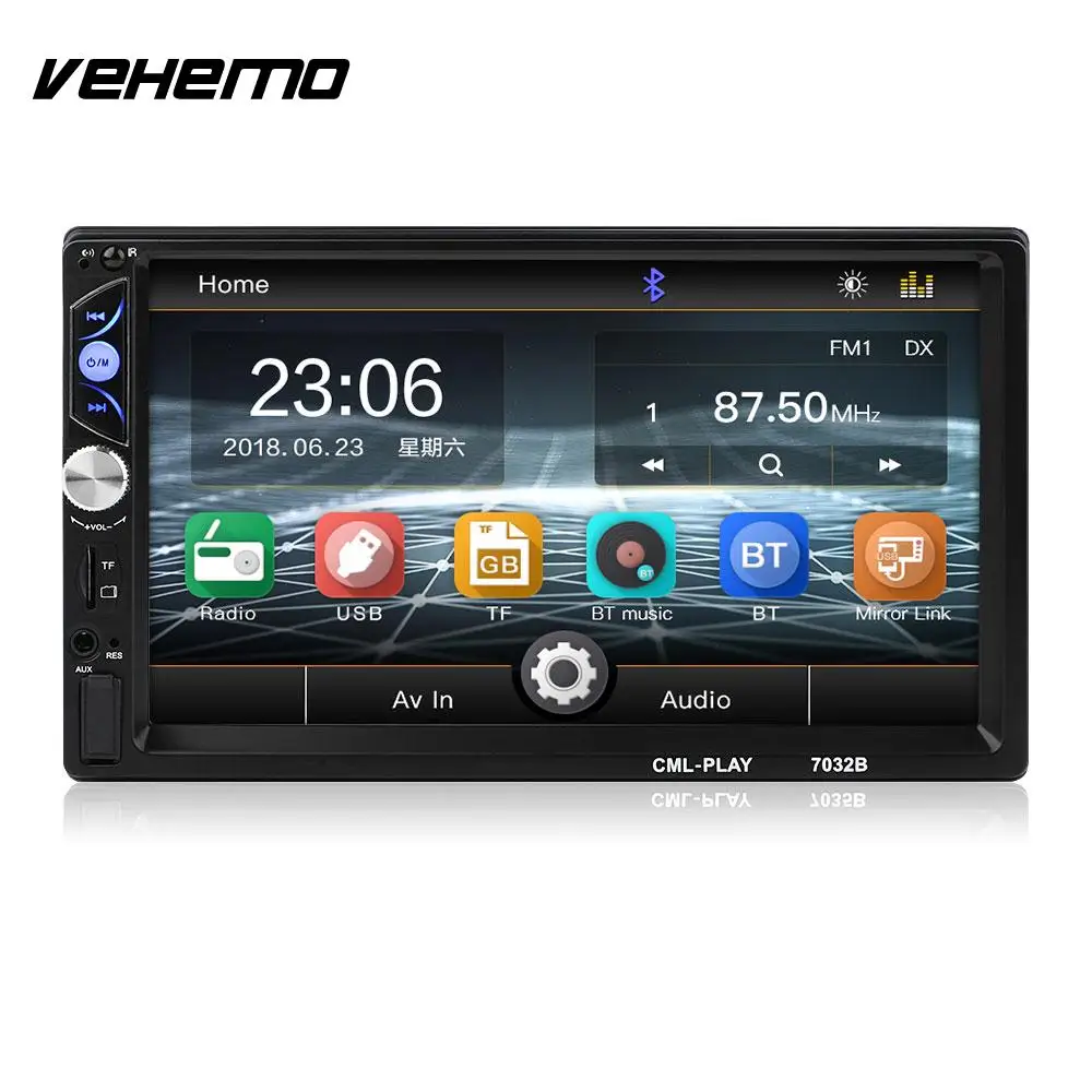 FM/USB/AUX автомобильный MP5 плеер радио авто смарт-fm-радио гибкие ЖК-дисплей Сенсорный