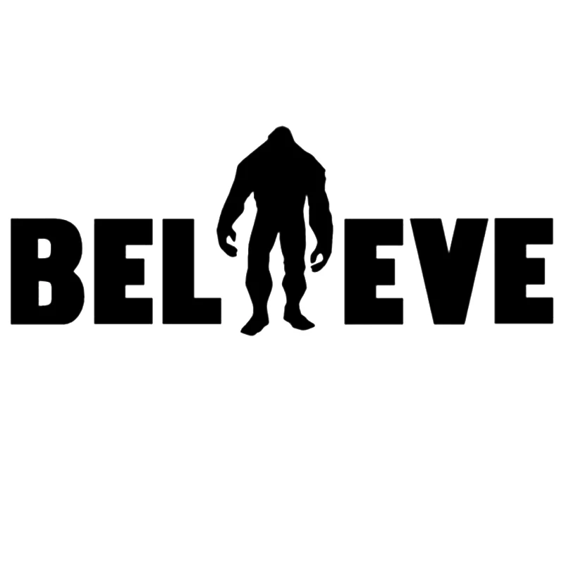 

16*6.2cm BIGFOOT BELIEVE SASQUATCH Car Bumper Laptop Sticker Funny Car Window Bumper Novelty JDM Drift Vinyl Decal Sticker
