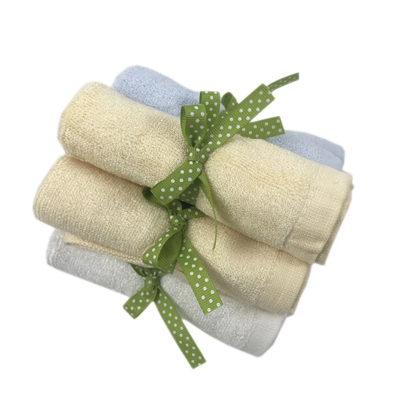 6 упаковок/набор органические бамбуковые Детские мочалки 100% бамбуковое волокно
