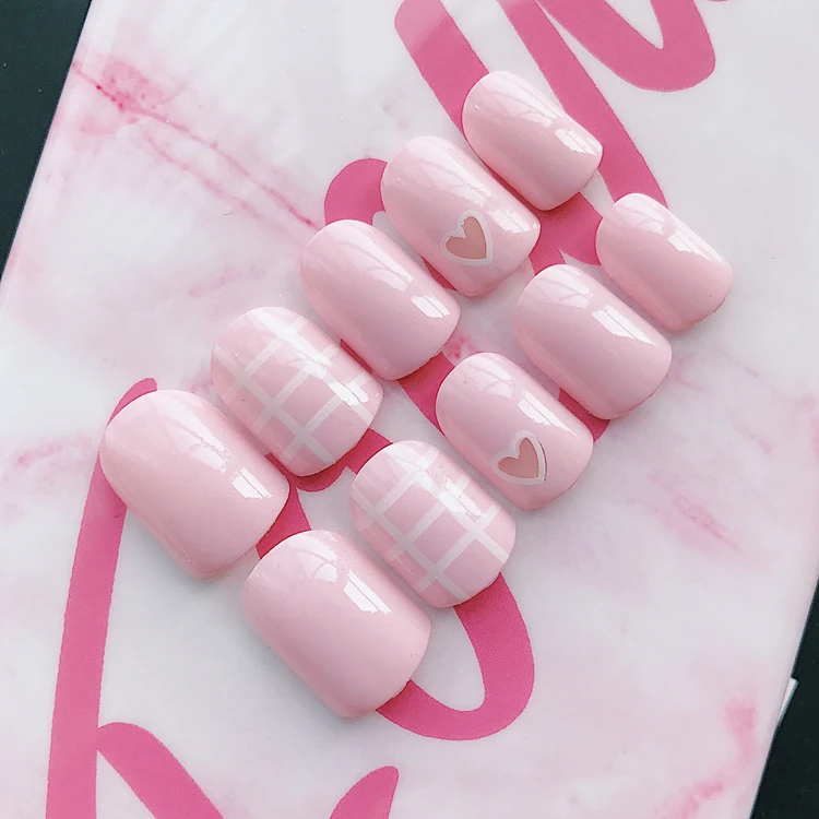 24 шт. накладные ногти в японском стиле | Красота и здоровье