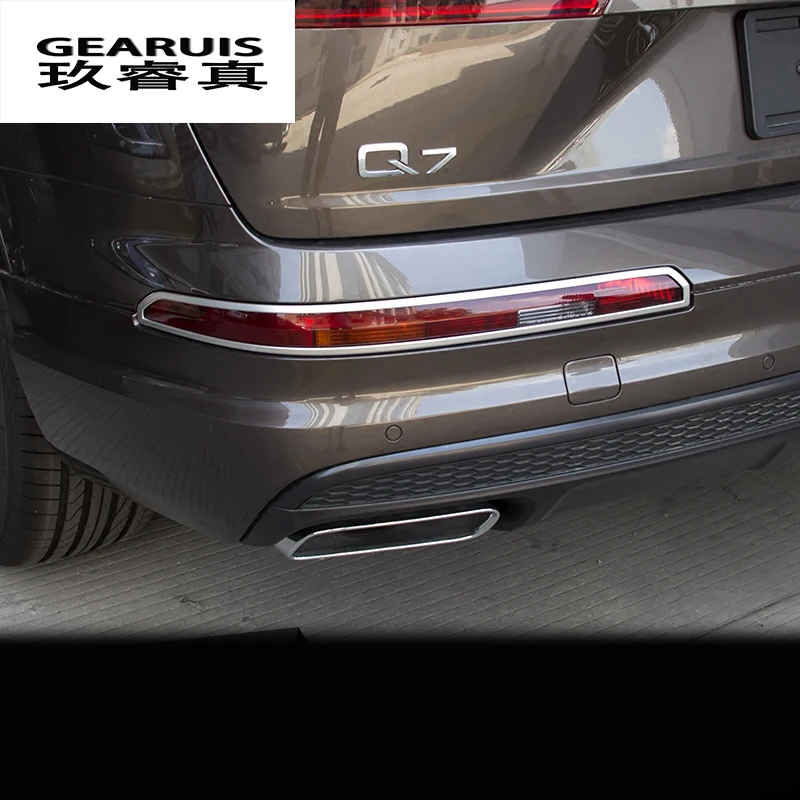 Автомобильный Стайлинг ABS после задний противотуманный фонарь лампа тень рамка