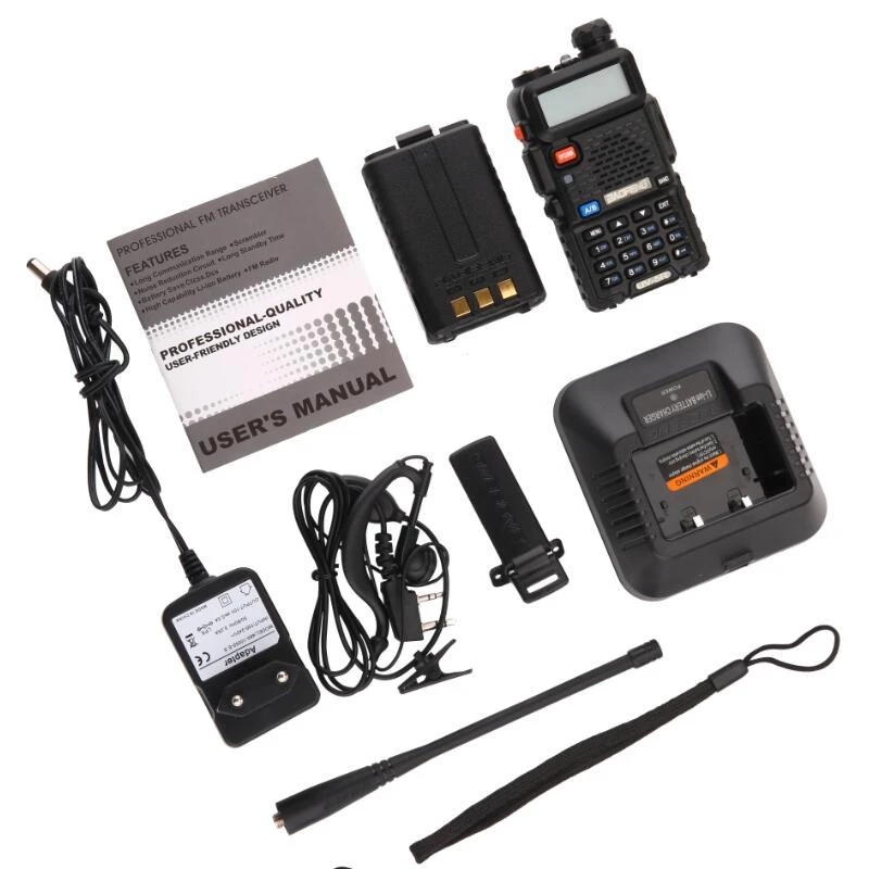BaoFeng UV-5R Walkie Talkie Two Way Radio upgrade version baofeng uv5r 128CH 5W VHF UHF 136-174Mhz & 400-520Mhz | Мобильные