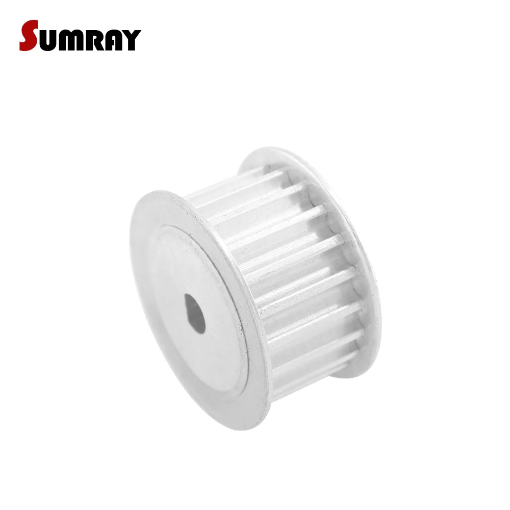

SUMRAY 5M 20T D type Timing Belt Pulley 5*4.5/6*5/8*7/10*9mm bore 16/21mm width D type Synchronous Wheel Pulley for 3D Printer