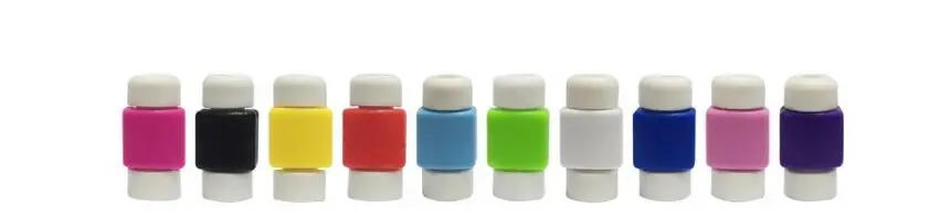 Силиконовая защита для usb-кабеля наушники провод шнур Защитная крышка зарядное устройство линия защитный рукав для Apple iphone 6 7 8 plus