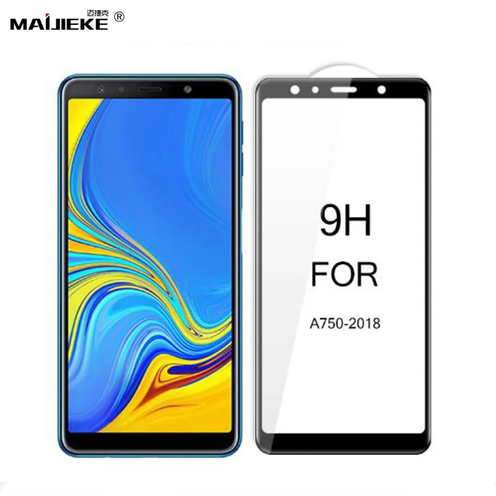 Настоящее 5D полный охват закаленное Стекло для samsung A7 2018 A750 Экран протектор Galaxy