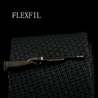 flexfil tie clips necktie mens lovers suit and tie clip fashion accessories wedding gift collar new rifle free shipping