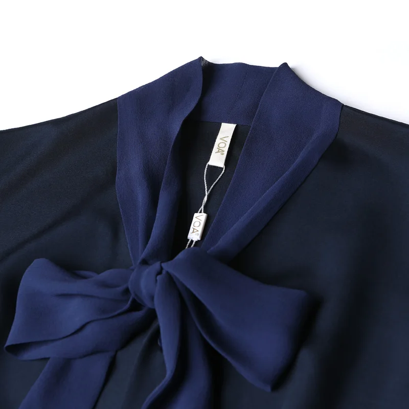 Женские шелковые комбинезоны VOA элегантные офисные большого размера с