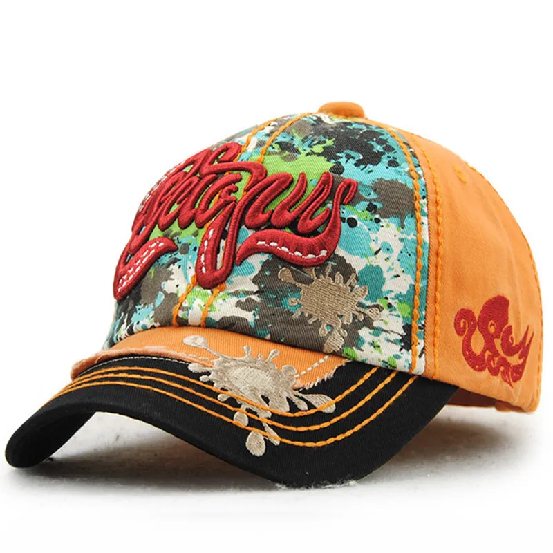 Мода письмо Вышивка Бейсбол Кепки для детей хлопок snapback S Открытый Sunhats козырек s