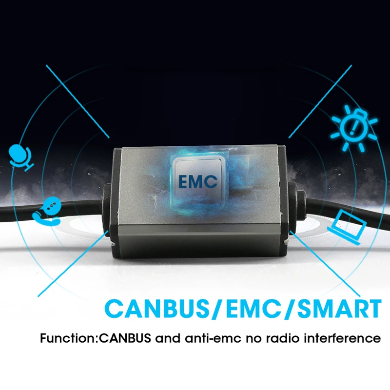 Мини H1 H11 H7 LED H4 Canbus лампы 10000lm 72 Вт комплект автомобильных фар фары 9005 9006