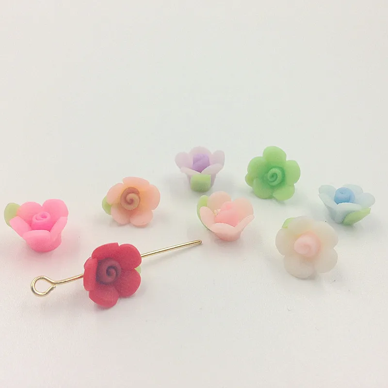 

50 шт./упаковка, бусины из полимерной глины, 10 мм