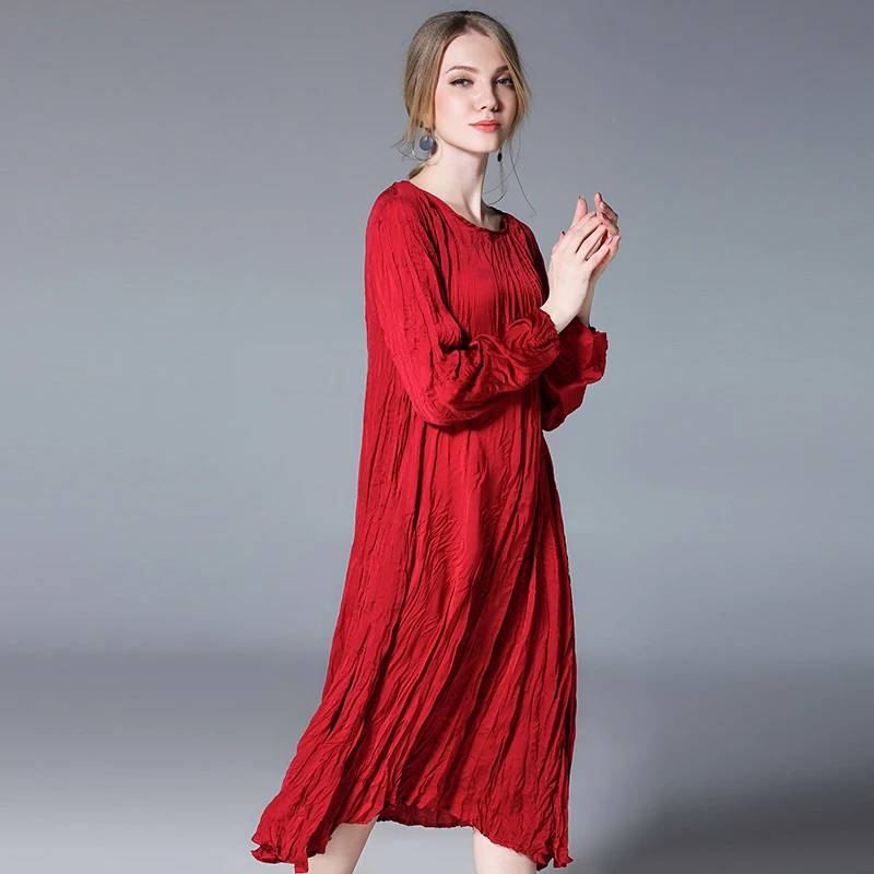 Большие размеры платья больших размеров женские повседневные свободные