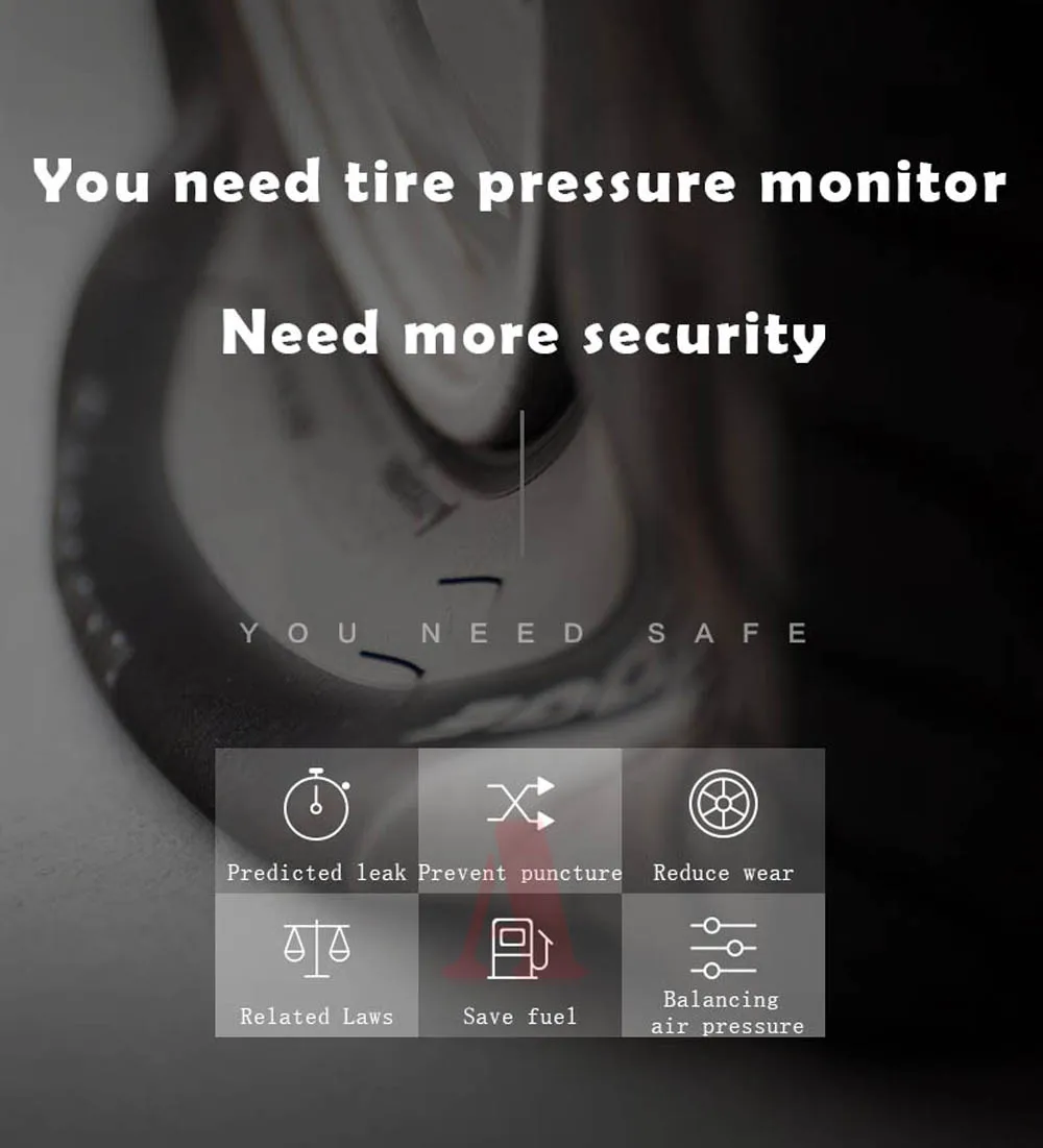 Aycety!! USB TPMS для Android автомобильный DVD Автомобильный контроль давления в шинах 4 датчика сигнализация система контроля температуры в шинах