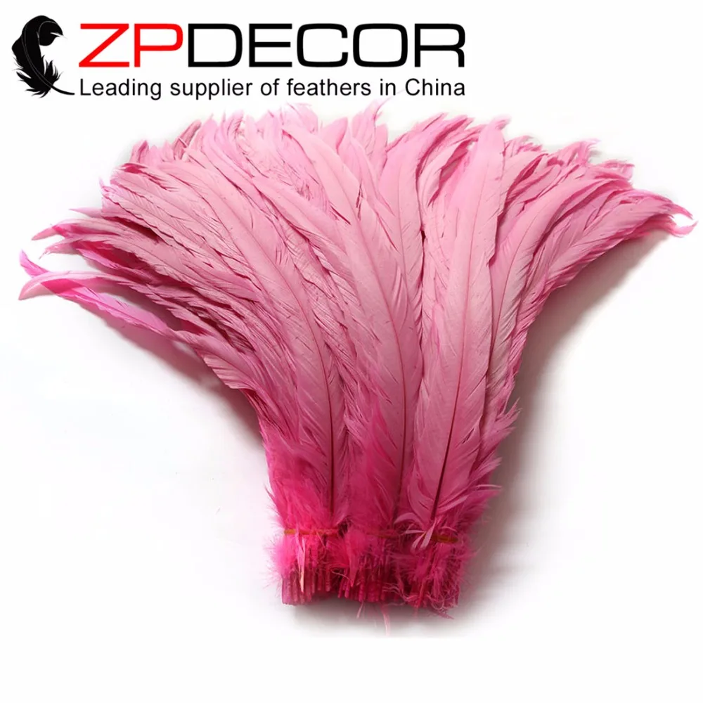 ZPDECOR шт./лот 100 35-40 см(14-16 дюймов) достаточный запас цветов петух хвост перья для карнавала украшения