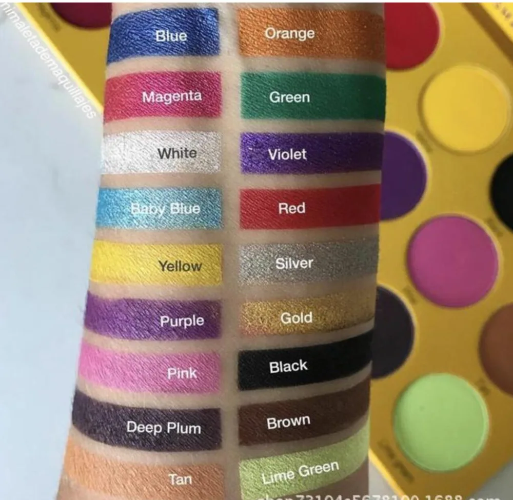 Beauty Glazed Charming makeup 18coloes eyeshadow box of crayons ishadow palette 1pcs Hot Sale